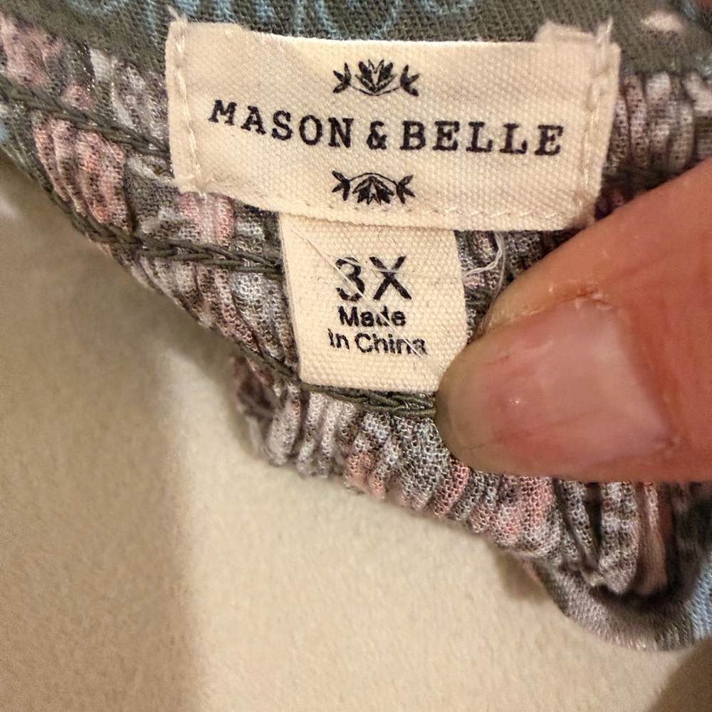 Mason & Belle Caseey Blouson
Sleeve Top size 3X - Picture 9 of 11